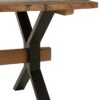 30914-4 Vintage bruine houten tafel