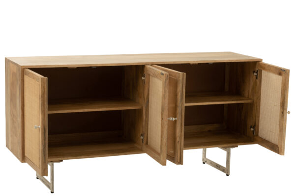 Dressoir Rotan Mangohout Naturel
