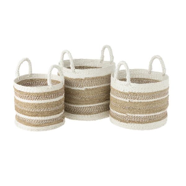 30977 Mandenset Caro Raffia Manden Caro Raffia