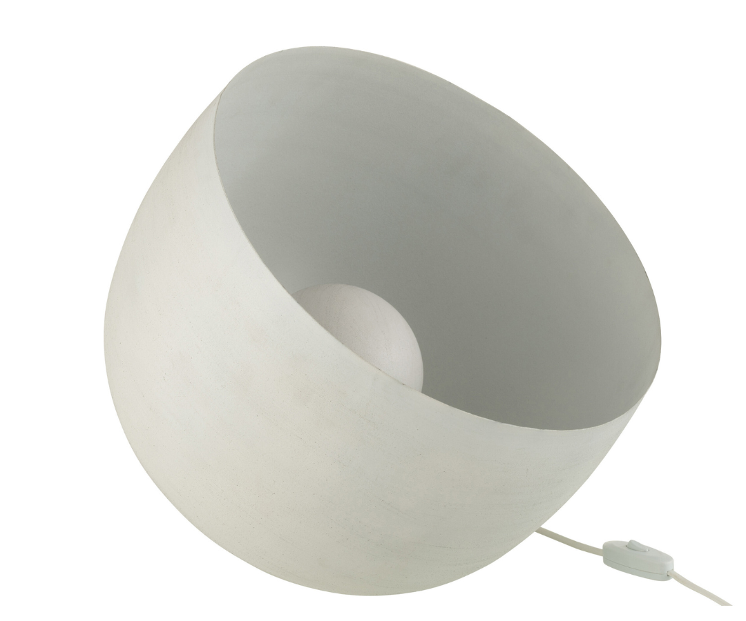 Lamp Rond Wit metaal