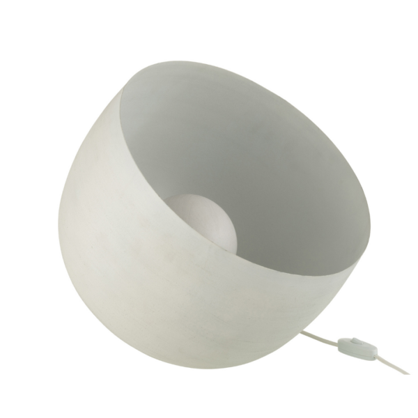 Lamp Rond Wit metaal