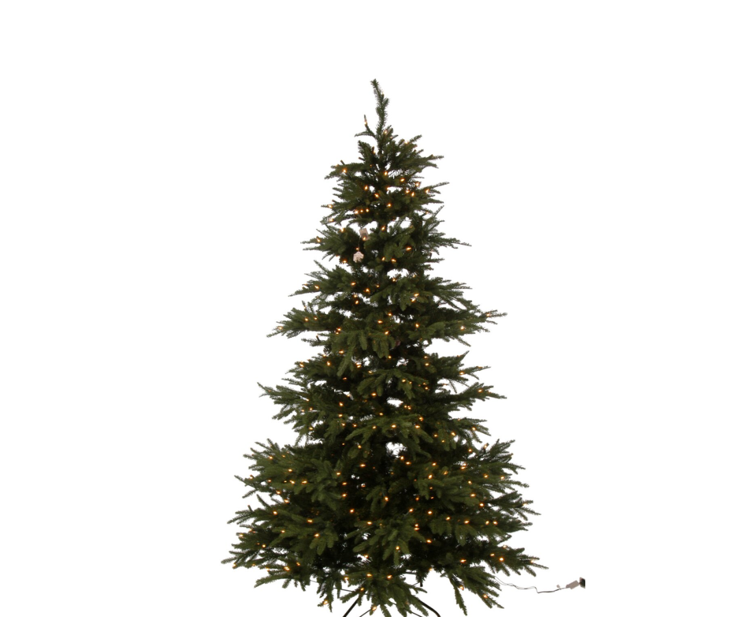 Kunstkerstboom + Ledlampjes "Extra" Groen