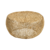86077 Ronde Salontafel Koraalpatroon Goud J-line Ronde Salontafel Koraalpatroon Goud J-line