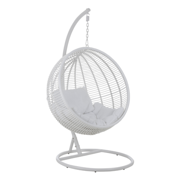 Witte Ronde Hangstoel van het merk J-line