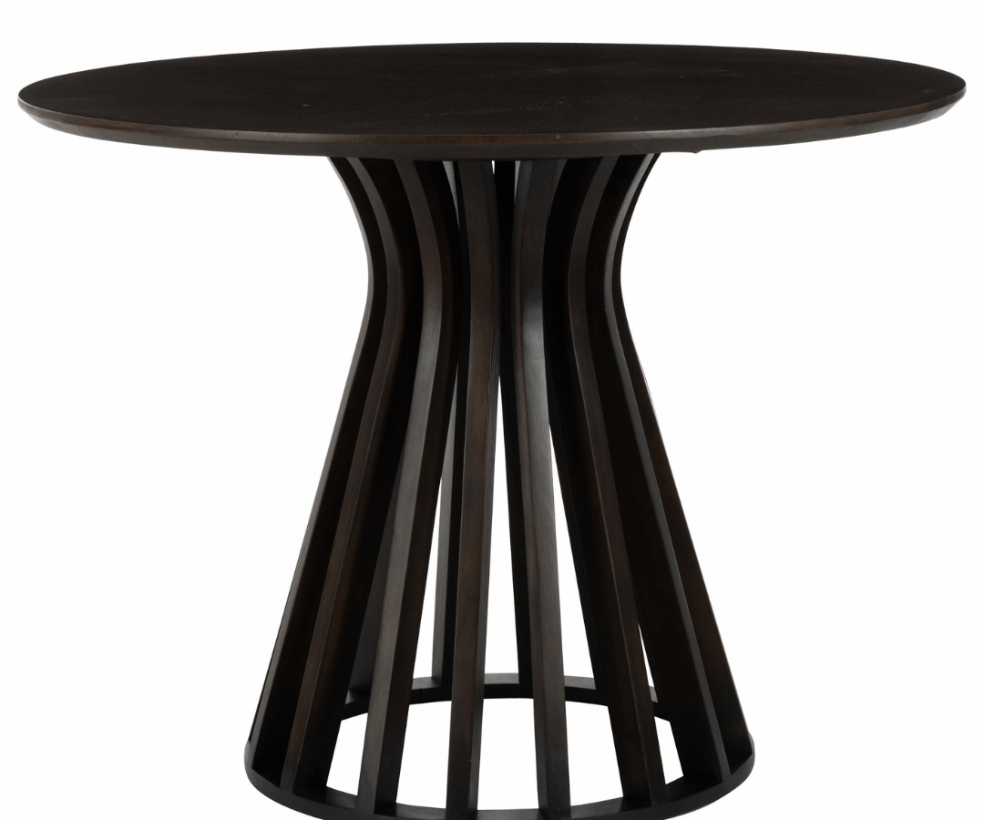 Eettafel Eli mangohout donkerbruin | J-line 20952 Eettafel Eli mangohout donkerbruin | J-line