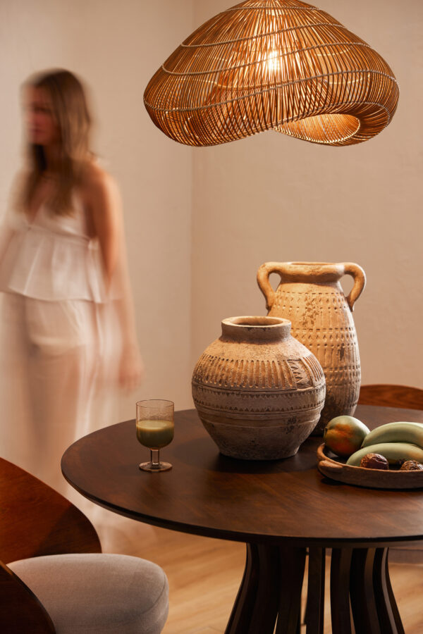 Eettafel Eli mangohout Donkerbruin J-line 20952-B Eettafel Eli mangohout donkerbruin | J-line