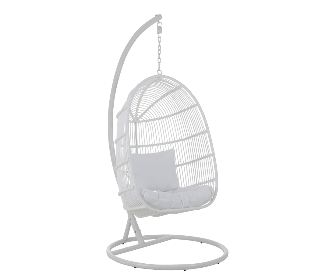 Hangstoel Egga Wit J-line