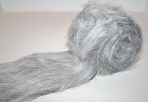 2633 Lint imitatiebont wit