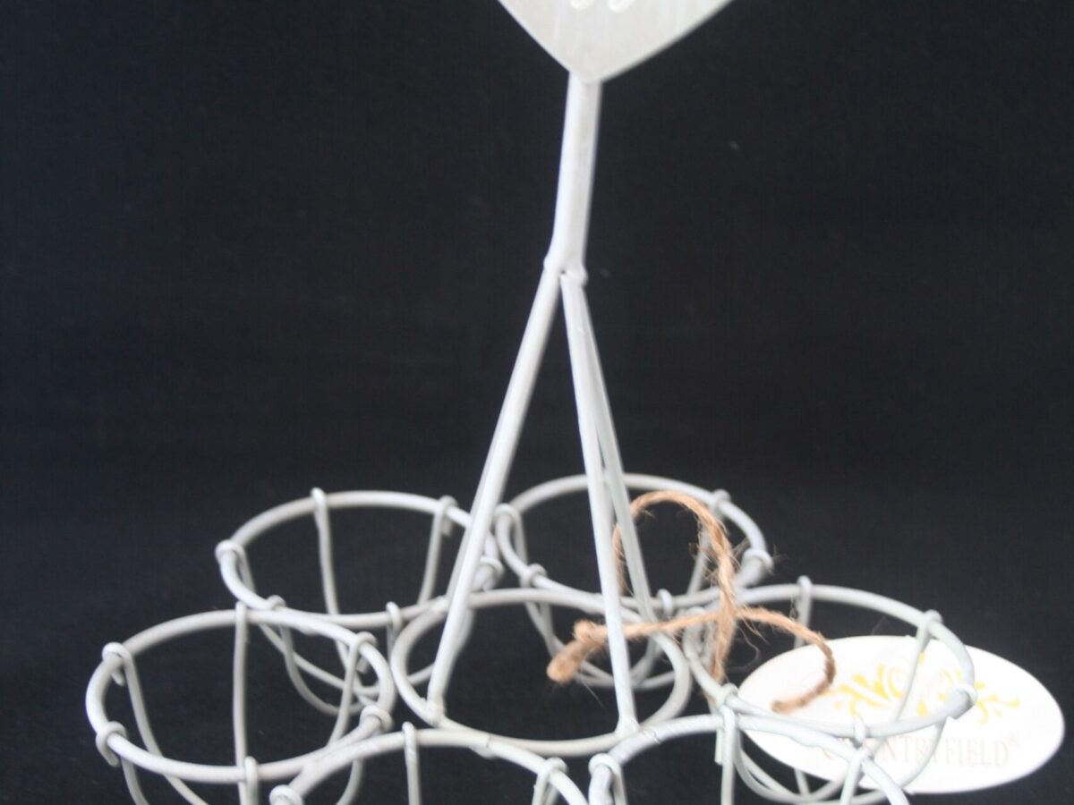 Eihouder grijs metaal