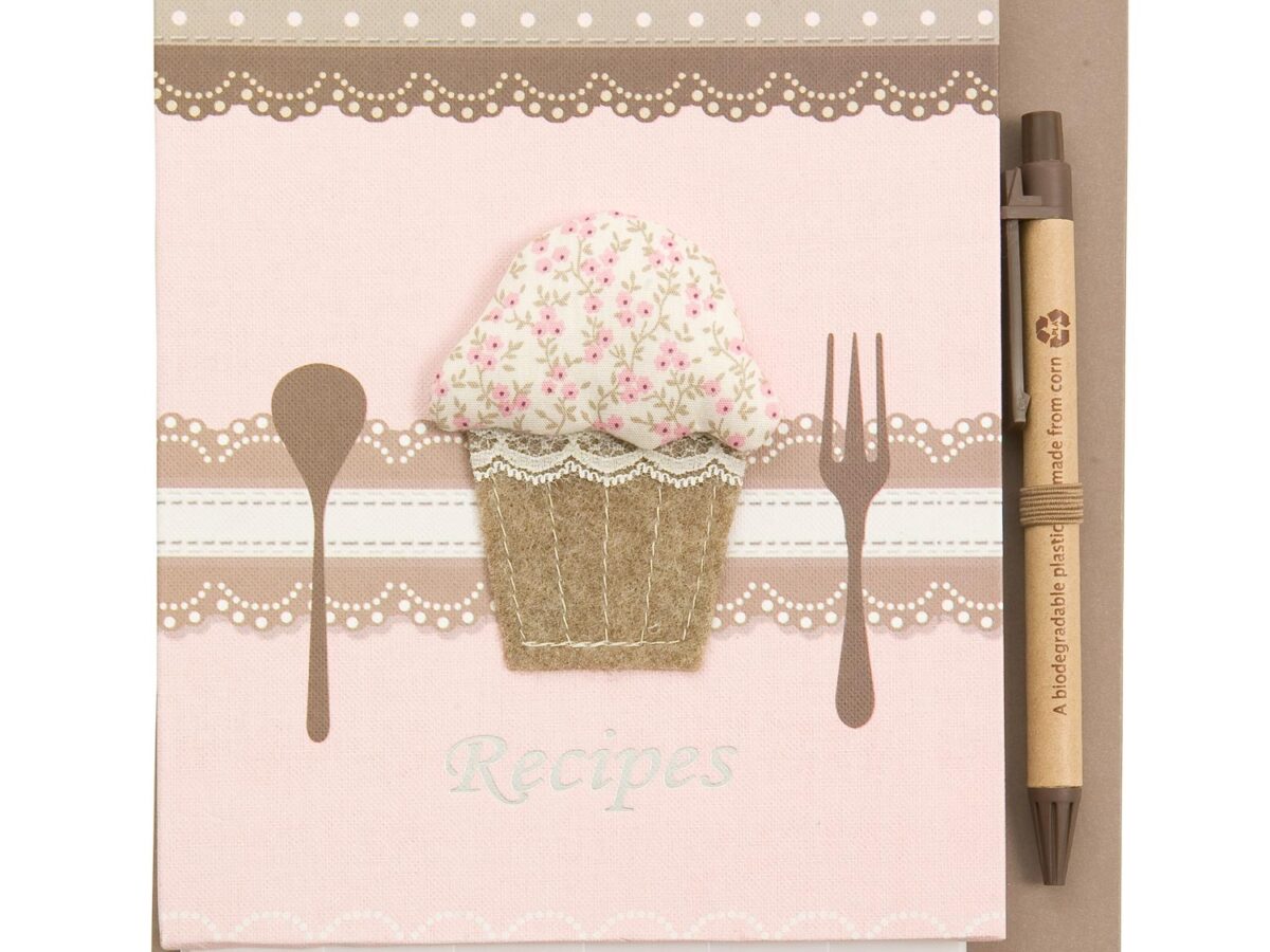 Receptenboekje 17,5 * 20,5 cm