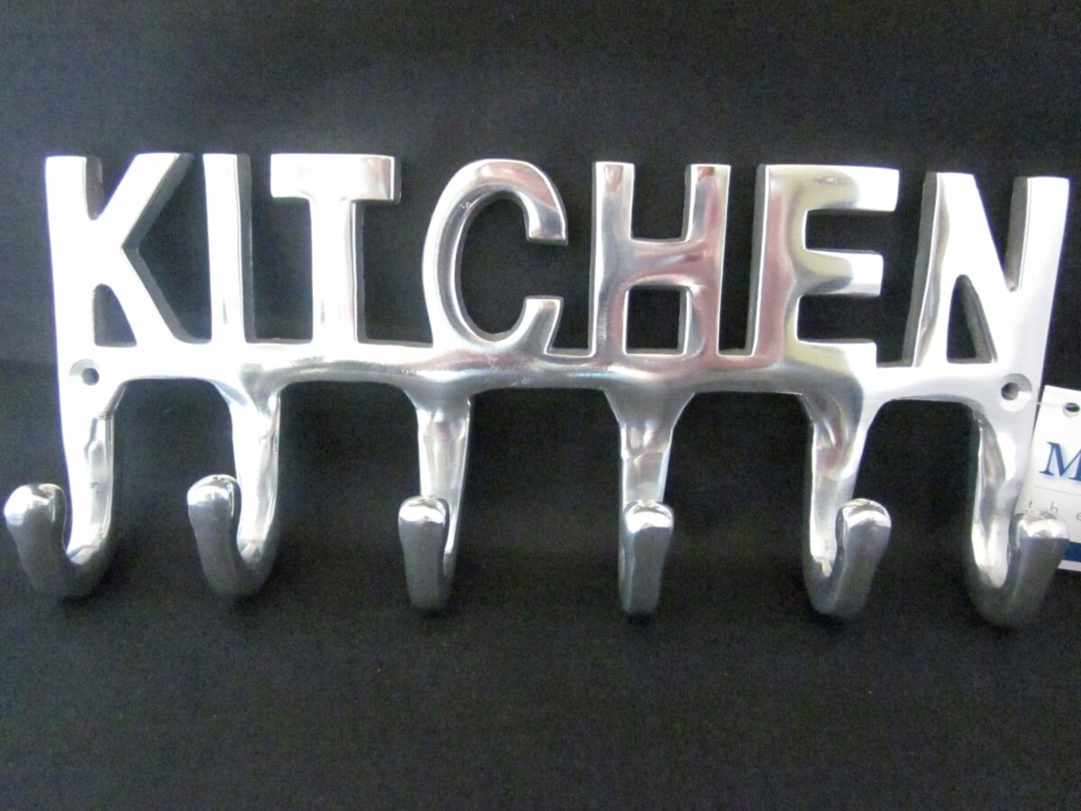 Muurhanger "KITSCHEN" 3 haaks 45 cm breed