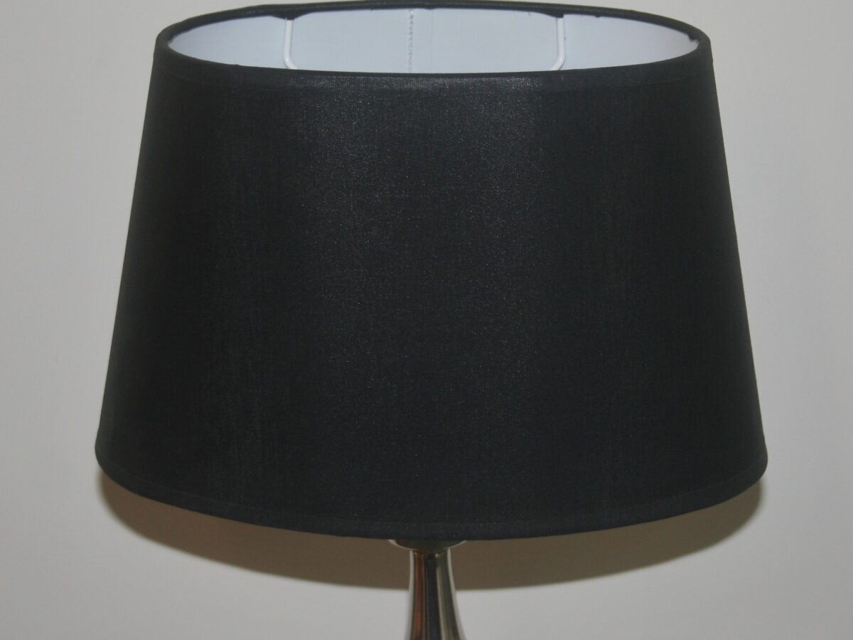 Lampenkap zwart 17 x 25 x 17 cm