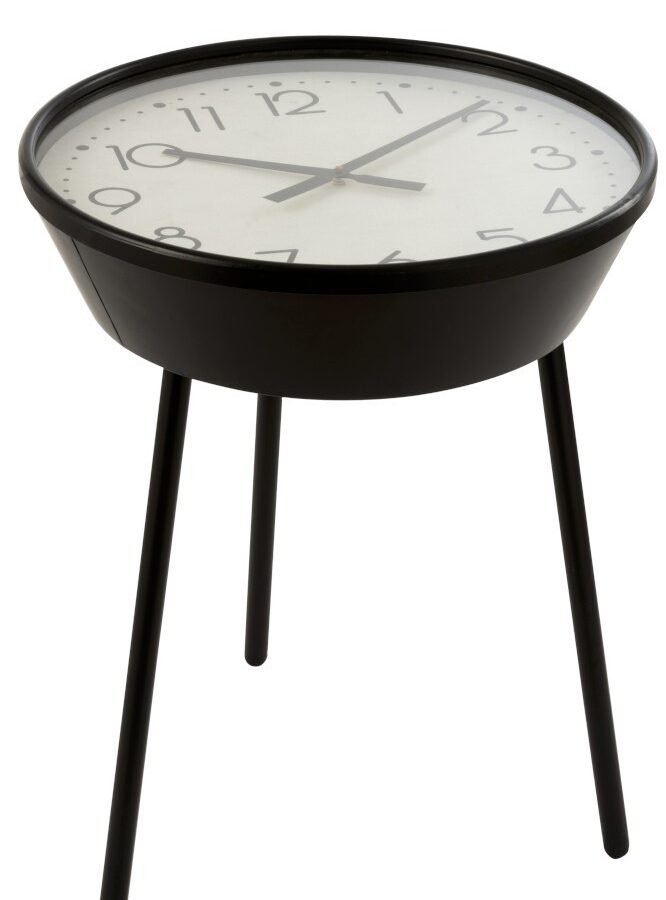 Bijzettafel Klok Arabische cijfers