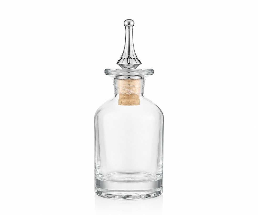 3860 Luxe fles met stop 17 cm Luxe fles met stop 17 cm