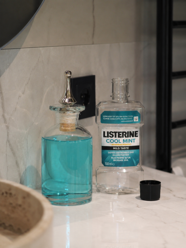 Luxe fles met stop 21 cm