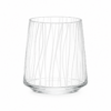 504 Glass tumbler verticale lijnen 10 cm