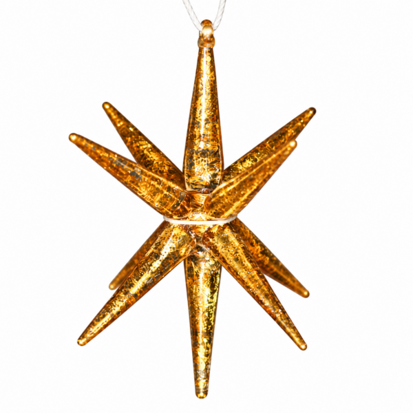 Goudkleurige Decoratiehanger Ster 10 cm