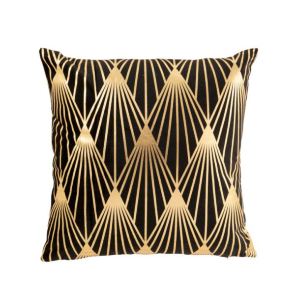 kussen Gatsby zwart goud