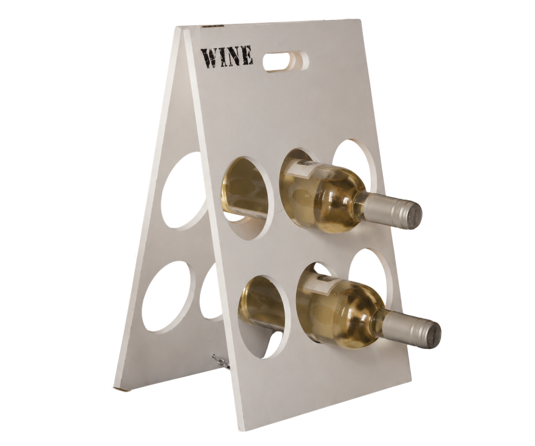 Wijnrek voor 6 flessen 40 x 30 cm 664.packshot Wijnrek voor 6 flessen 40 x 30 cm