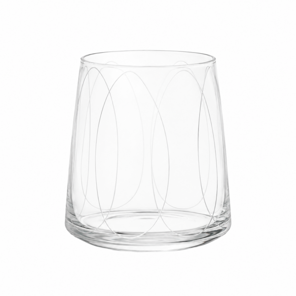 Glass tumbler loopings 10 cm