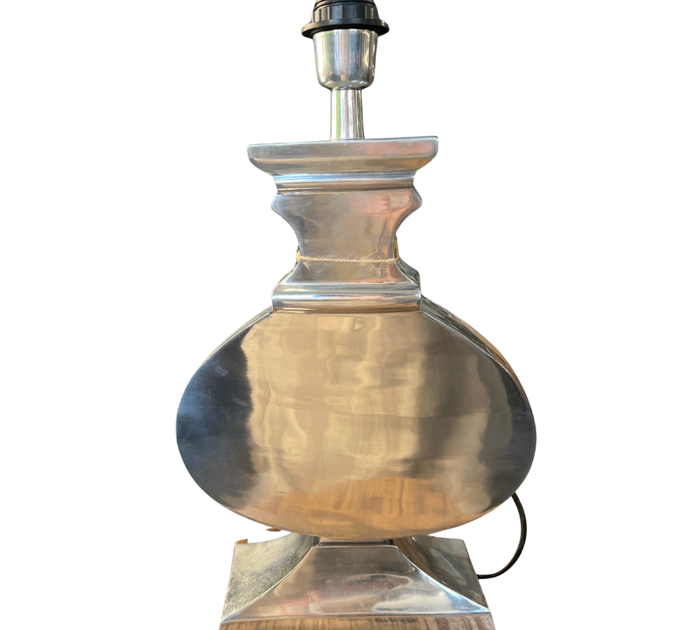 Lampvoet Semi-glans Rond zilver