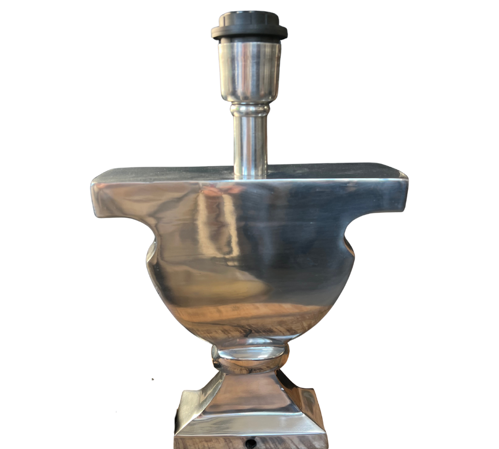 Lampvoet Semi-glans Trophy zilver