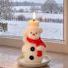 Kaars Sneeuwpop