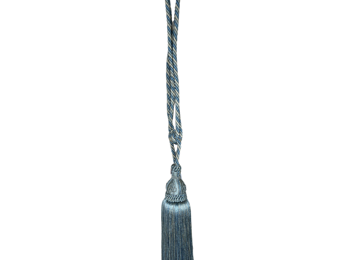 Tassel XL 75 cm - Blauw/Groen