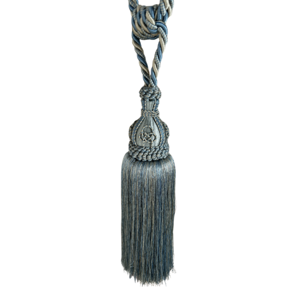 Tassel Blauw_Groen L - 2503.750 B Tassel XL 75 cm - Blauw/Groen