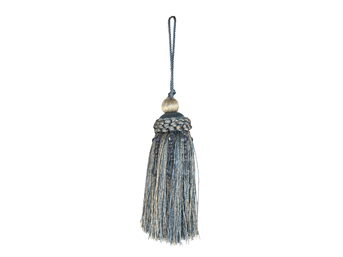 Tassel Blauw_Groen S - 2501.750 Tassel S Kraaltjes 20 cm - Blauw/Groen