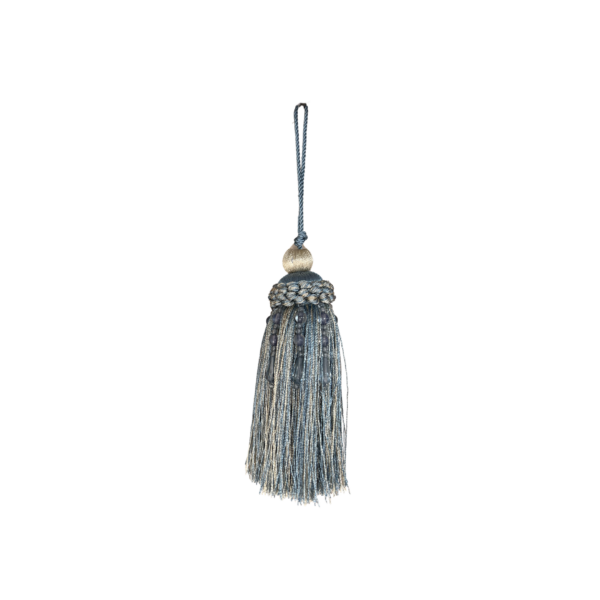 Tassel Blauw_Groen S - 2501.750 Tassel S Kraaltjes 20 cm - Blauw/Groen