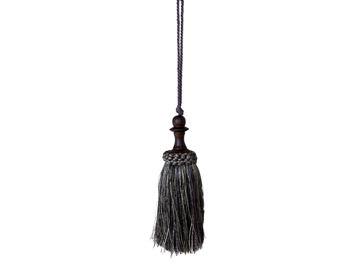 Tassel M 24 cm - PaarsBruin Tassel M 24 cm - Paars/Bruin