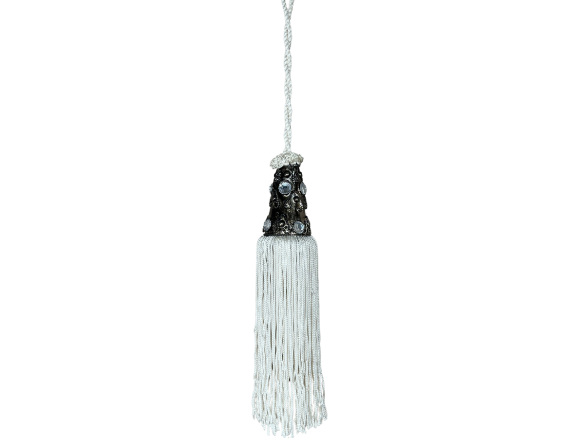 Tassel Wit M - 663.250 Tassel M 28 cm - Wit