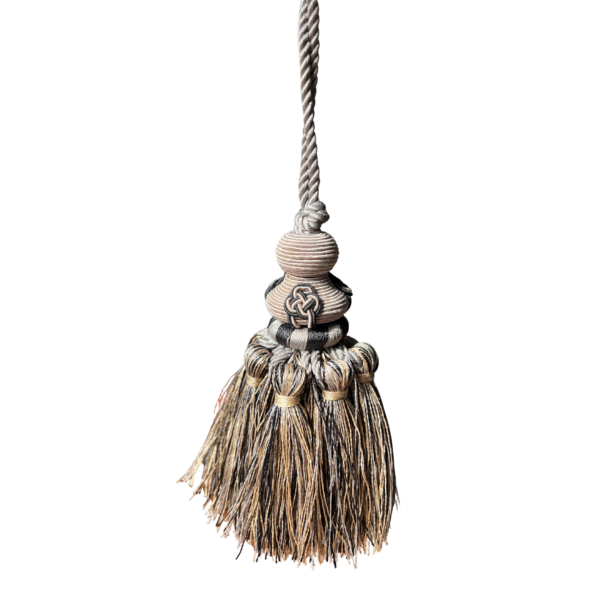 Tassel Zwart_Beige M - 885.395 B Tassel M 20 cm - Zwart/Beige