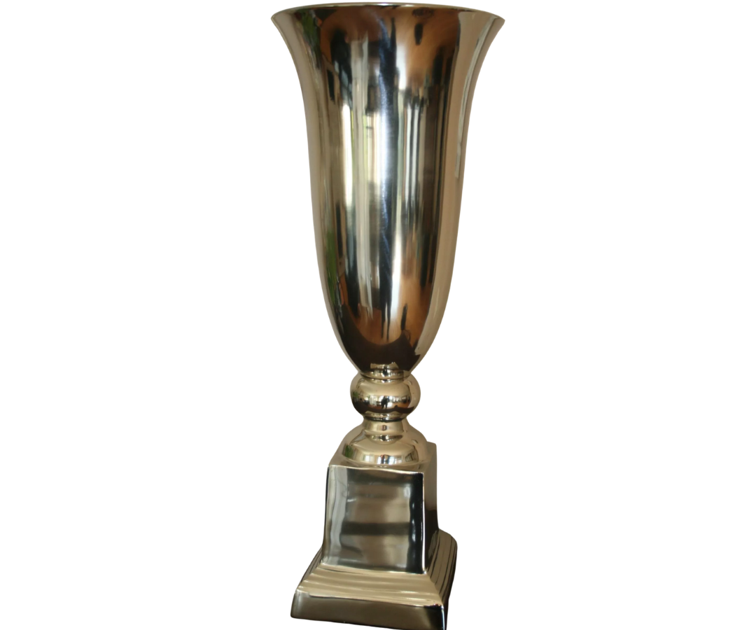 Zilveren Vaas Elegance 64 cm hoog