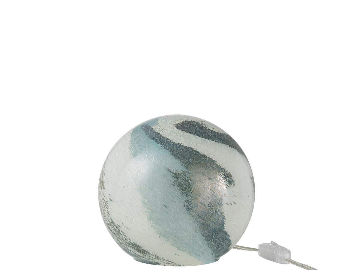 Lamp Dany Strepen Rond Blauw/Groen Klein