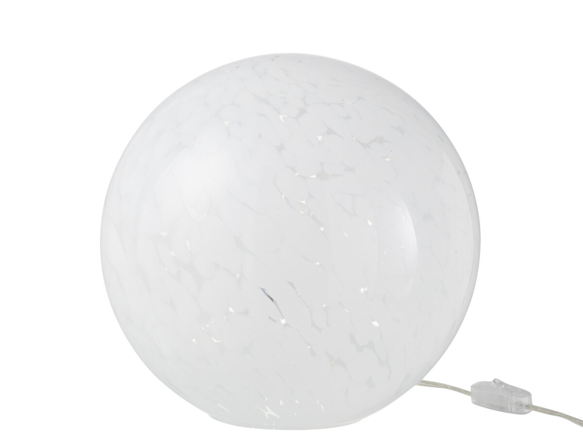 020631.jpg Lamp Dany Gevlekt Rond Wit Groot