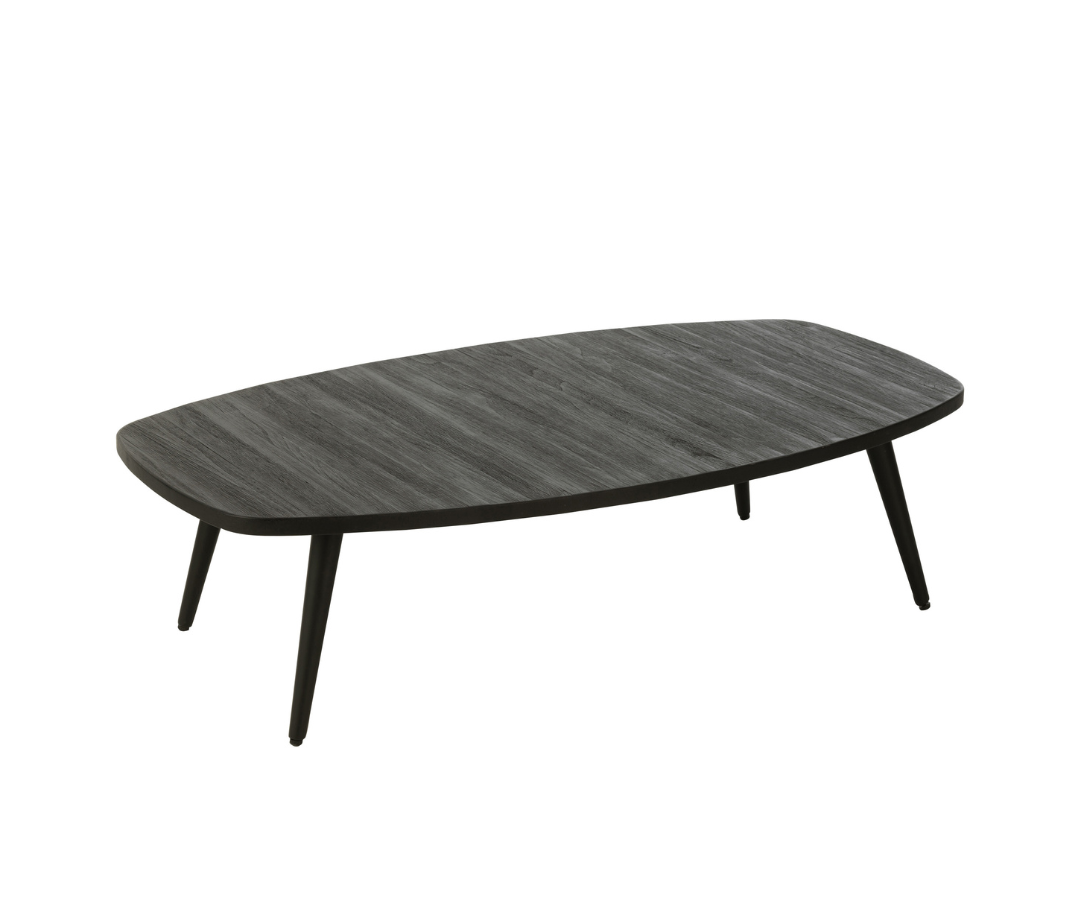 Zwarte salontafel gerecycled hout Zwarte salontafel gerecycled hout