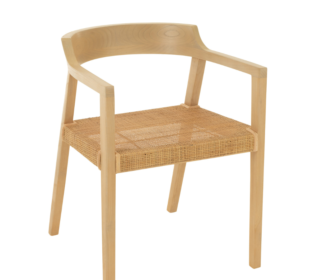Stoel Emma Teakhout Naturel