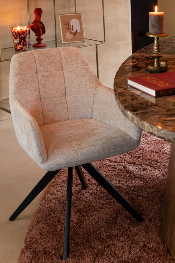 45911-A Stoel Louna Ivoor J-line