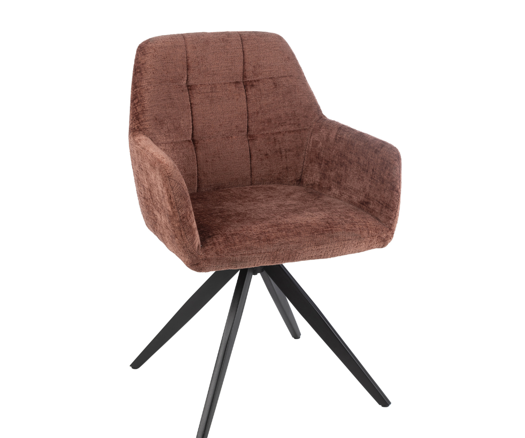 Stoel Louna Bruin J-line