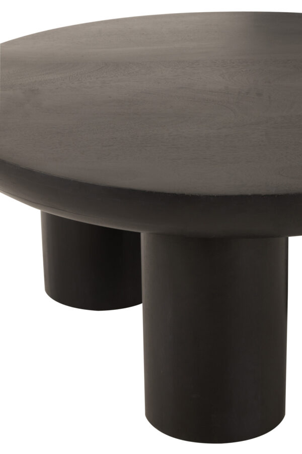 Salontafel Tris Mangohout Zwart J-line