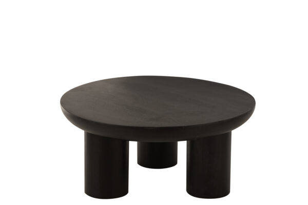 Salontafel Tris Mangohout Zwart J-line