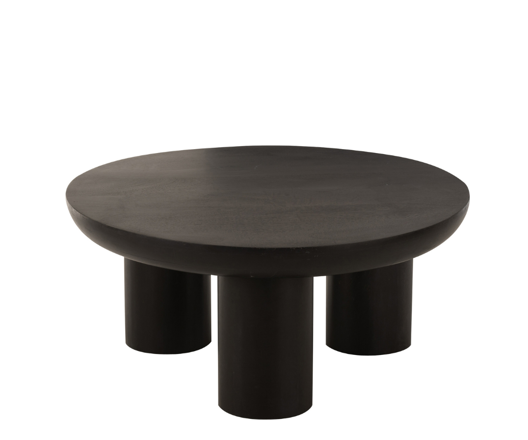 Salontafel Tris Mangohout Zwart