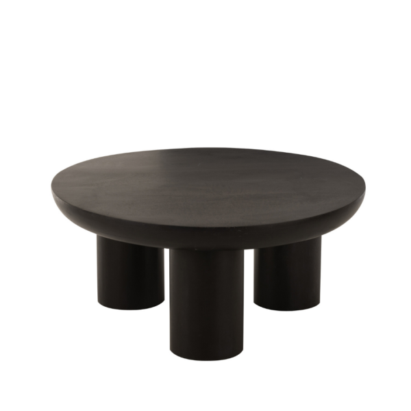 Salontafel Tris Mangohout Zwart