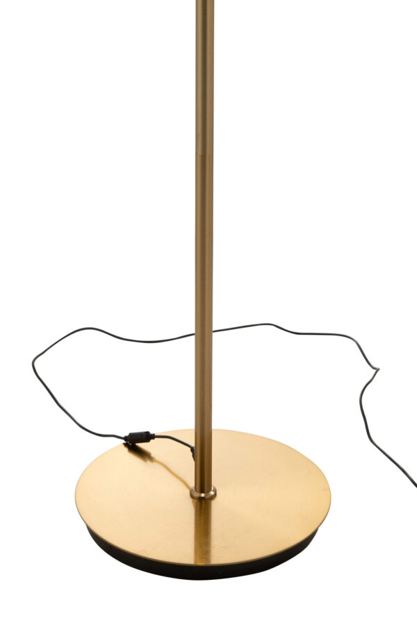 Vloerlamp LED Glas Bruin