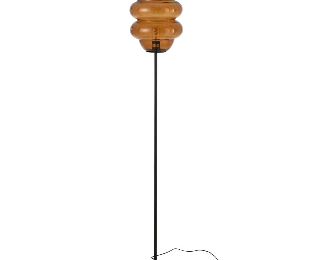 Vloerlamp Honinglepel Glas Bruin