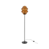 48794 Vloerlamp Honinglepel Glas Bruin Vloerlamp Honinglepel Glas Bruin