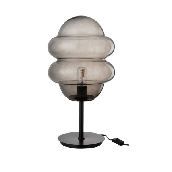 Tafellamp Honinglepel Glas Grijs