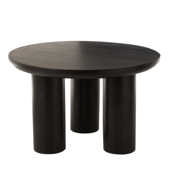 Eettafel Tris Mangohout Zwart (1) Eettafel Tris Mangohout Zwart
